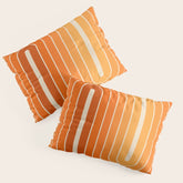 70s Retro Vintage Style Minimal Design 553 Pillow Sham