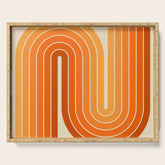 70s Retro Vintage Style Minimal Design 553 Serving Tray