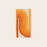 70s Retro Vintage Style Minimal Design 553 Bath Towel
