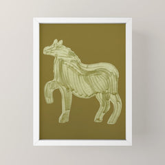 A Horse Says Hello Mini Art Print