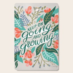 "Keep on Going and Growing" inspired by Eliza Blank, The Sill Cutting Board