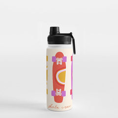 70's skate crew Water Bottle
