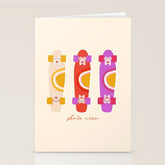70's skate crew Stationery Card