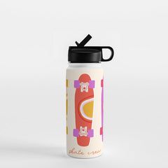 70's skate crew Water Bottle