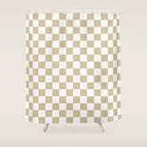 1989 Check Shower Curtain