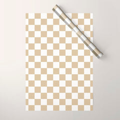 1989 Check Wrapping Paper