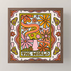 21. World Tarot Mushroom Mini Art Print