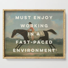 A Fast-Paced Environment Serving Tray