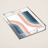 70s Rainbow Acrylic Tray