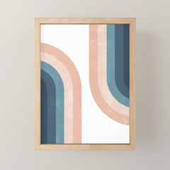 70s Rainbow Mini Art Print