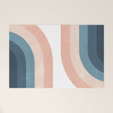 70s Rainbow Welcome Mat