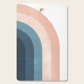70s Rainbow Cutting Board