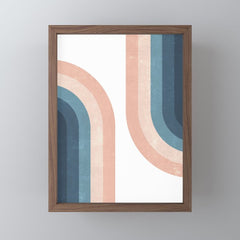 70s Rainbow Mini Art Print