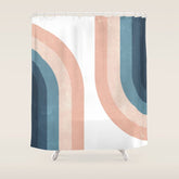 70s Rainbow Shower Curtain