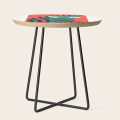 1975 CYRK Polish Circus Tiger Advertising Poster Side Table