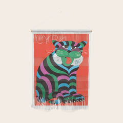 1975 CYRK Polish Circus Tiger Advertising Poster Wall Hanging