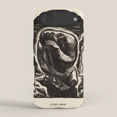 "Lone Man" by Rockwell Kent (1919) iPhone Case