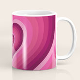 70's Heart Coffee Mug