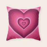 70's Heart Throw Pillow