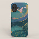 "You Are Worthy" Midnight Background iPhone Case