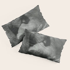 1912, The Kiss, Lovers black and white photography by Anne Brigmann Pillow Sham