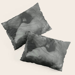 1912, The Kiss, Lovers black and white photography by Anne Brigmann Pillow Sham