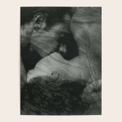1912, The Kiss, Lovers black and white photography by Anne Brigmann Poster