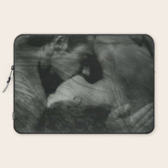 1912, The Kiss, Lovers black and white photography by Anne Brigmann Laptop Sleeve