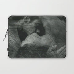1912, The Kiss, Lovers black and white photography by Anne Brigmann Laptop Sleeve