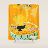 8x10 Cheese Dreams Shower Curtain