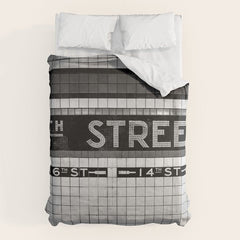 14th Street Duvet Cover