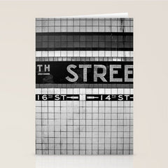 14th Street Stationery Card