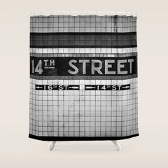 14th Street Shower Curtain