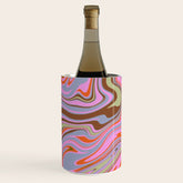 70s Psychedelic Swirl Wine Chiller