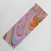 70s Psychedelic Swirl Yoga Mat