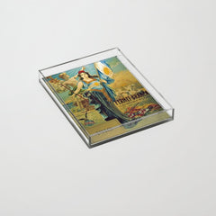 1910 Fernet Branca Liqueur Aperitif Advertisement Poster Print Acrylic Tray