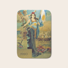 1910 Fernet Branca Liqueur Aperitif Advertisement Poster Print Bath Mat