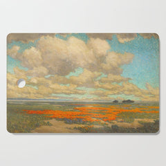 1911 Granville Redmond - A Field of California Poppies Cutting Board