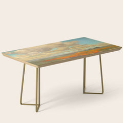 1911 Granville Redmond - A Field of California Poppies Coffee Table