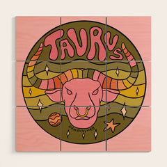 2020 Taurus Wood Wall Art