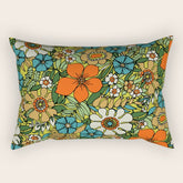 70s Plate Rectangular Pillow