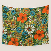 70s Plate Wall Tapestry