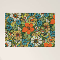 70s Plate Welcome Mat