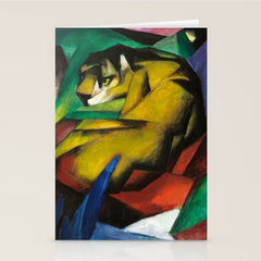 "The Tiger" by Franz Marc, 1912 Stationery Card