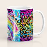1997 Neon Rainbow Spirit Board Coffee Mug
