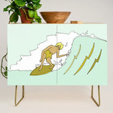 70s outer banks surf // retro surf by surfy birdy Credenza