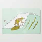 70s outer banks surf // retro surf by surfy birdy Cutting Board