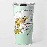 70s outer banks surf // retro surf by surfy birdy Travel Mug