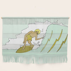 70s outer banks surf // retro surf by surfy birdy Wall Hanging