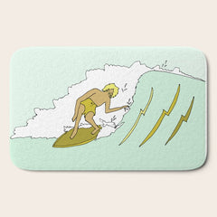 70s outer banks surf // retro surf by surfy birdy Bath Mat